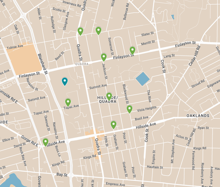Map of Lime stations near Topaz Park